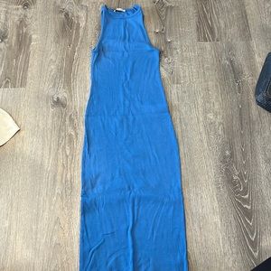 Zara midi ribbed dress